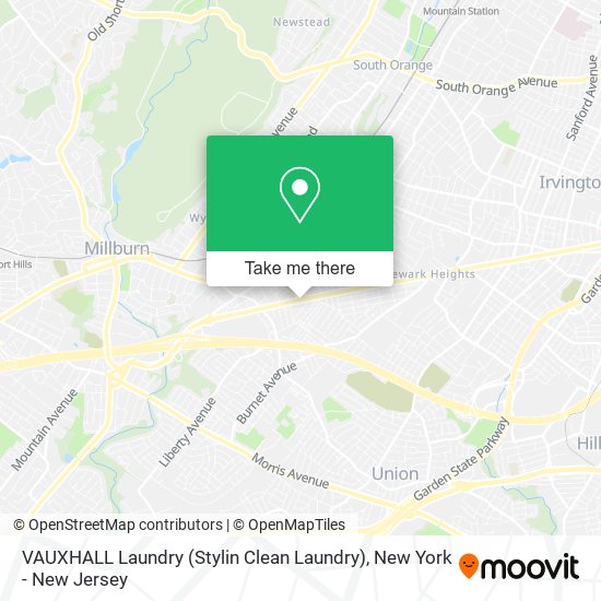 Mapa de VAUXHALL Laundry (Stylin Clean Laundry)