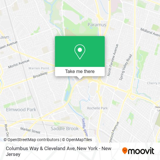 Mapa de Columbus Way & Cleveland Ave