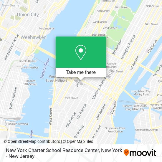 New York Charter School Resource Center map