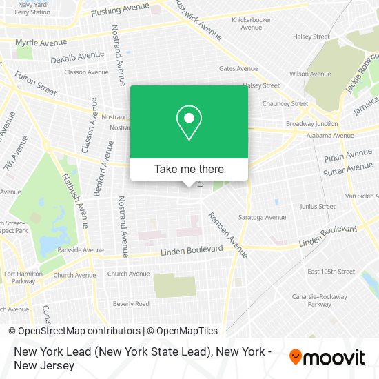 Mapa de New York Lead