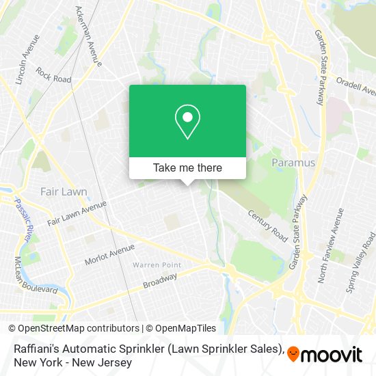 Raffiani's Automatic Sprinkler (Lawn Sprinkler Sales) map