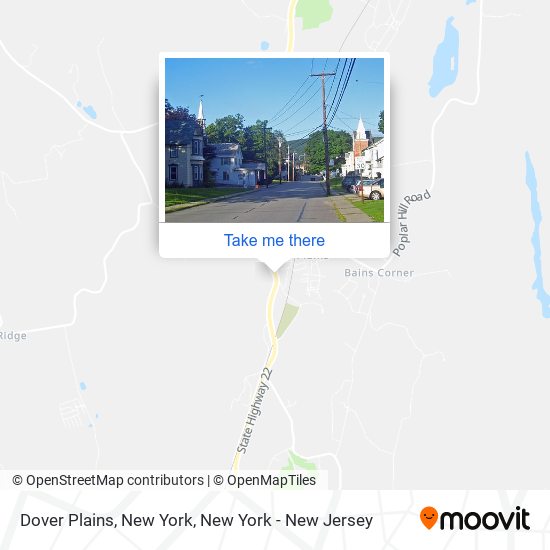 Mapa de Dover Plains, New York