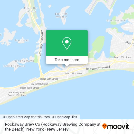 Mapa de Rockaway Brew Co (Rockaway Brewing Company at the Beach)