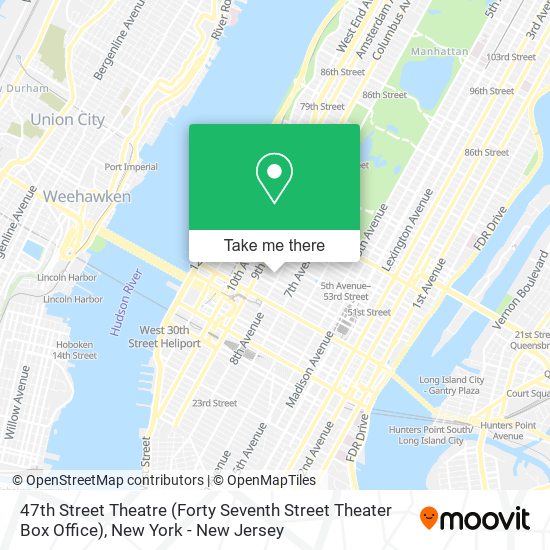 47th Street Theatre (Forty Seventh Street Theater Box Office) map