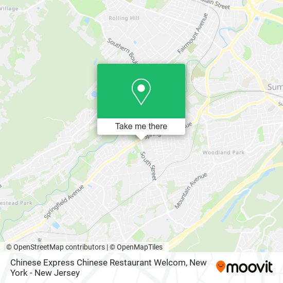 Chinese Express Chinese Restaurant Welcom map