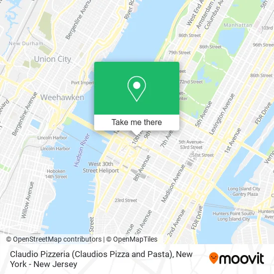 Claudio Pizzeria (Claudios Pizza and Pasta) map