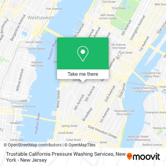 Mapa de Trustable California Pressure Washing Services