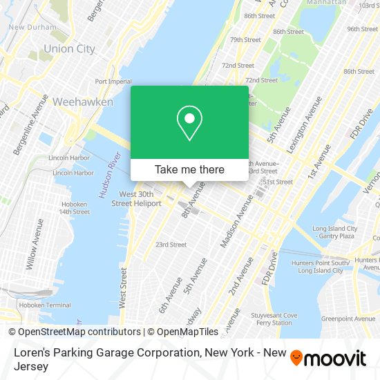 Loren's Parking Garage Corporation map