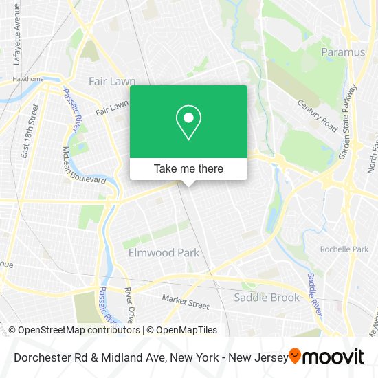 Mapa de Dorchester Rd & Midland Ave