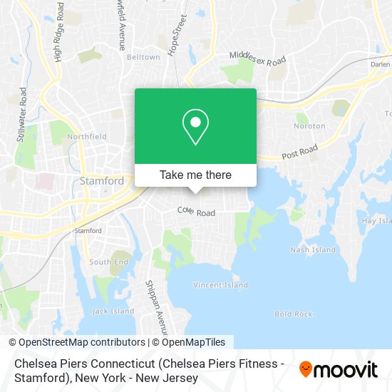Chelsea Piers Connecticut (Chelsea Piers Fitness - Stamford) map