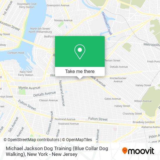 Mapa de Michael Jackson Dog Training (Blue Collar Dog Walking)