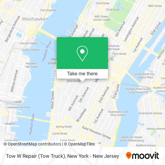 Tow W Repair (Tow Truck) map