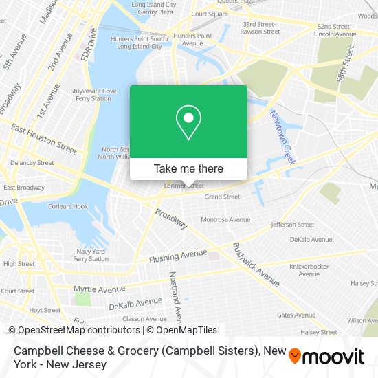 Mapa de Campbell Cheese & Grocery (Campbell Sisters)