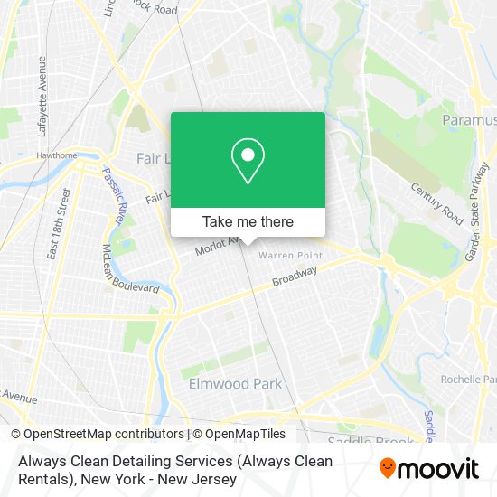 Mapa de Always Clean Detailing Services (Always Clean Rentals)