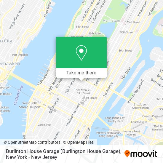 Burlinton House Garage (Burlington House Garage) map