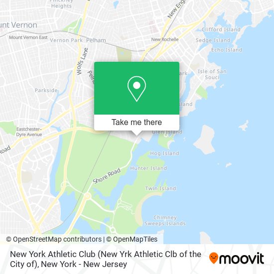 Mapa de New York Athletic Club (New Yrk Athletic Clb of the City of)