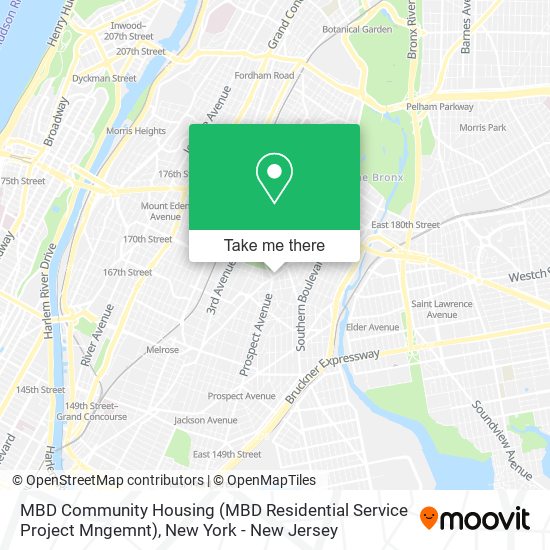 MBD Community Housing (MBD Residential Service Project Mngemnt) map