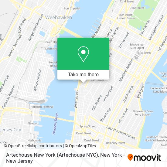 Mapa de Artechouse New York (Artechouse NYC)