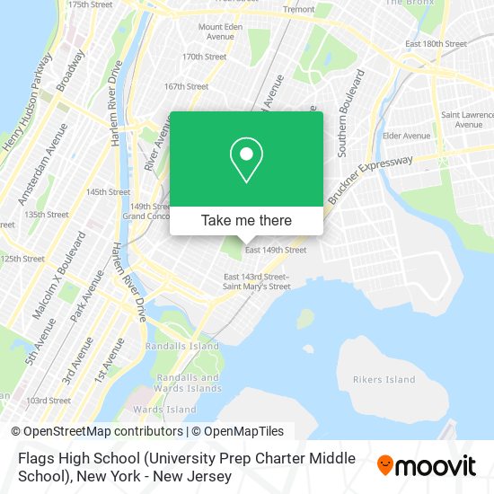 Mapa de Flags High School (University Prep Charter Middle School)
