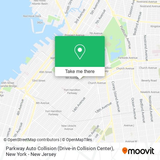 Mapa de Parkway Auto Collision (Drive-in Collision Center)