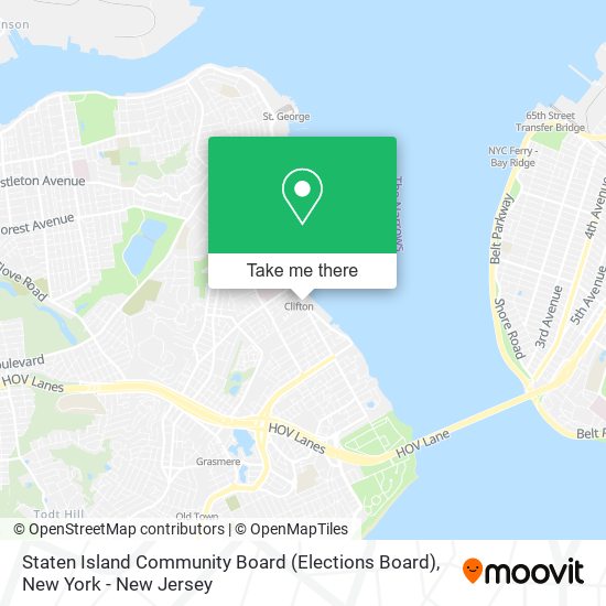 Mapa de Staten Island Community Board (Elections Board)