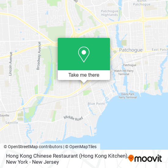 Hong Kong Chinese Restaurant (Hong Kong Kitchen) map