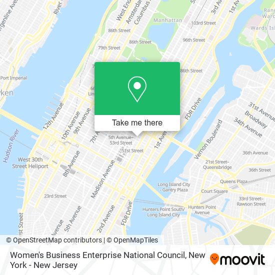 Women's Business Enterprise National Council map