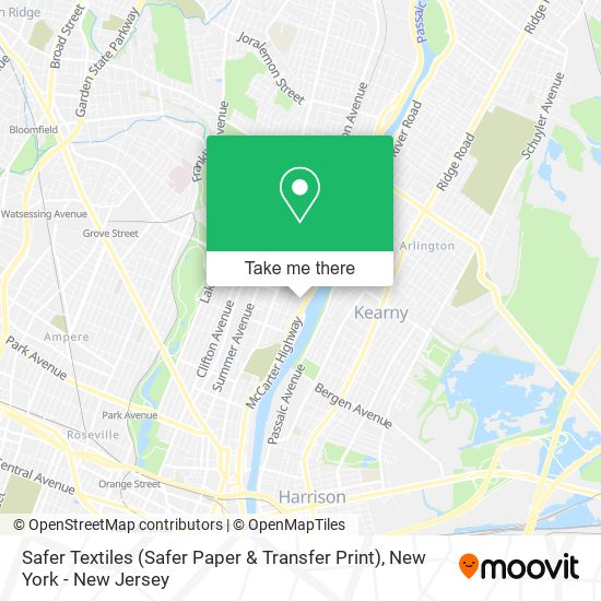 Safer Textiles (Safer Paper & Transfer Print) map