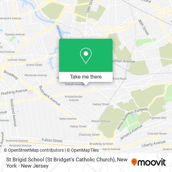 St Brigid School (St Bridget's Catholic Church) map