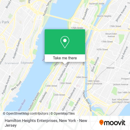 Hamilton Heights Enterprises map
