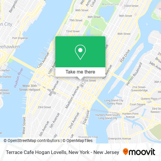 Mapa de Terrace Cafe Hogan Lovells