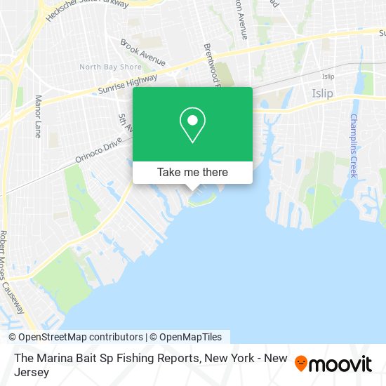 Mapa de The Marina Bait Sp Fishing Reports