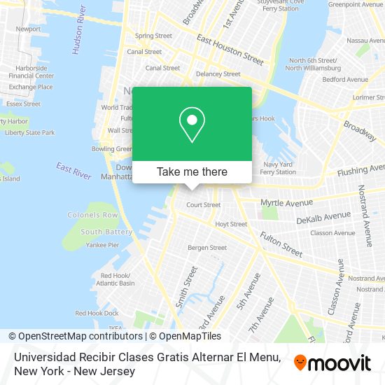 Universidad Recibir Clases Gratis Alternar El Menu map