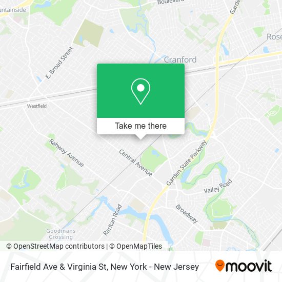 Mapa de Fairfield Ave & Virginia St