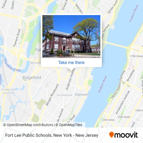 Fort Lee Public Schools map