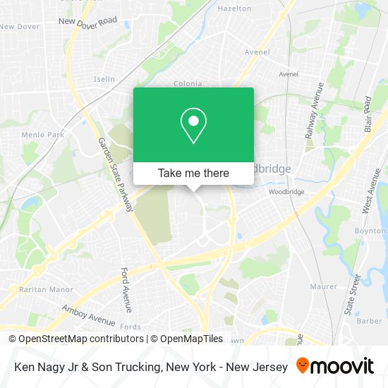 Mapa de Ken Nagy Jr & Son Trucking