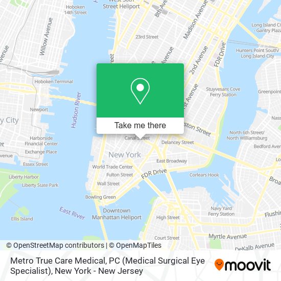 Mapa de Metro True Care Medical, PC (Medical Surgical Eye Specialist)
