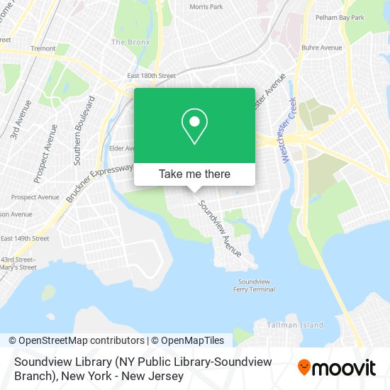 Mapa de Soundview Library (NY Public Library-Soundview Branch)