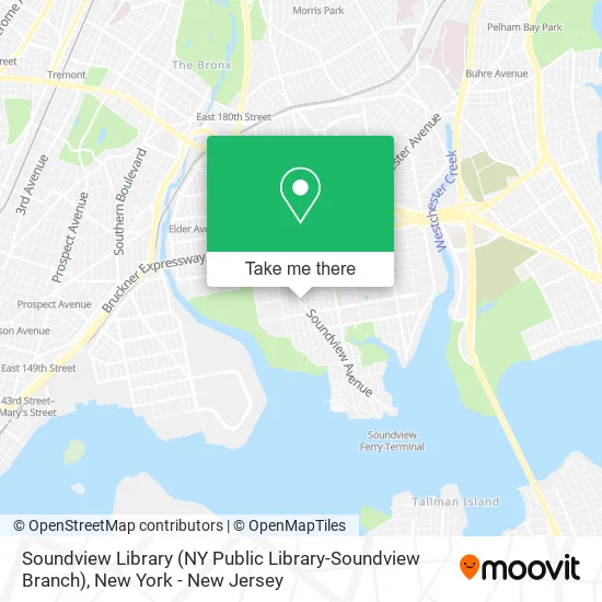 Soundview Library (NY Public Library-Soundview Branch) map