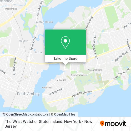 Mapa de The Wrist Watcher Staten Island