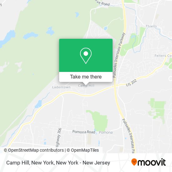 Camp Hill, New York map