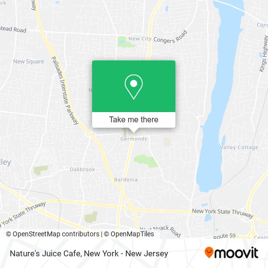 Nature's Juice Cafe map