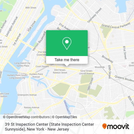 39 St Inspection Center (State Inspection Center Sunnyside) map
