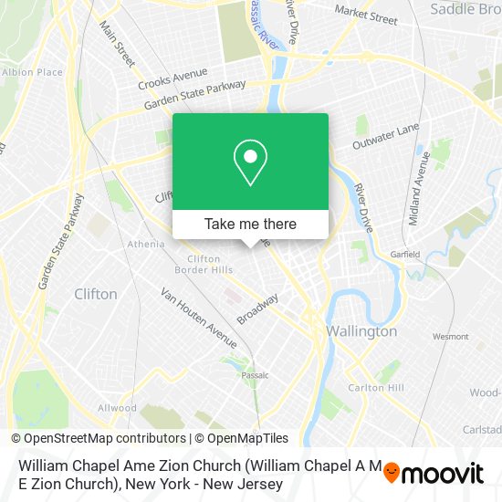 Mapa de William Chapel Ame Zion Church (William Chapel A M E Zion Church)