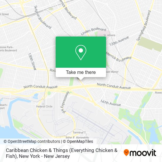 Caribbean Chicken & Things (Everything Chicken & Fish) map