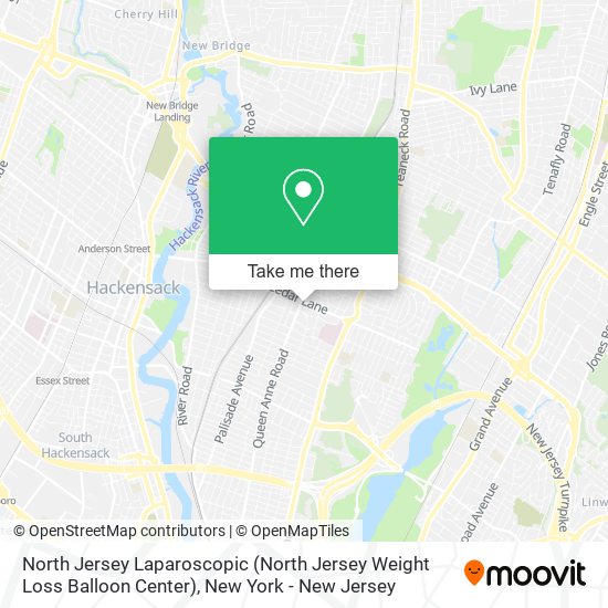 Mapa de North Jersey Laparoscopic (North Jersey Weight Loss Balloon Center)