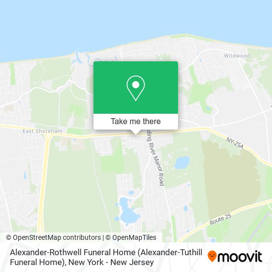 Alexander-Rothwell Funeral Home map