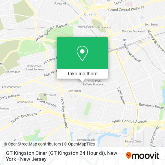 Mapa de GT Kingston Diner (GT Kingston 24 Hour di)