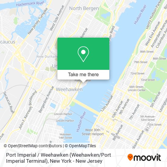 Port Imperial / Weehawken map