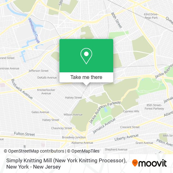 Simply Knitting Mill (New York Knitting Processor) map